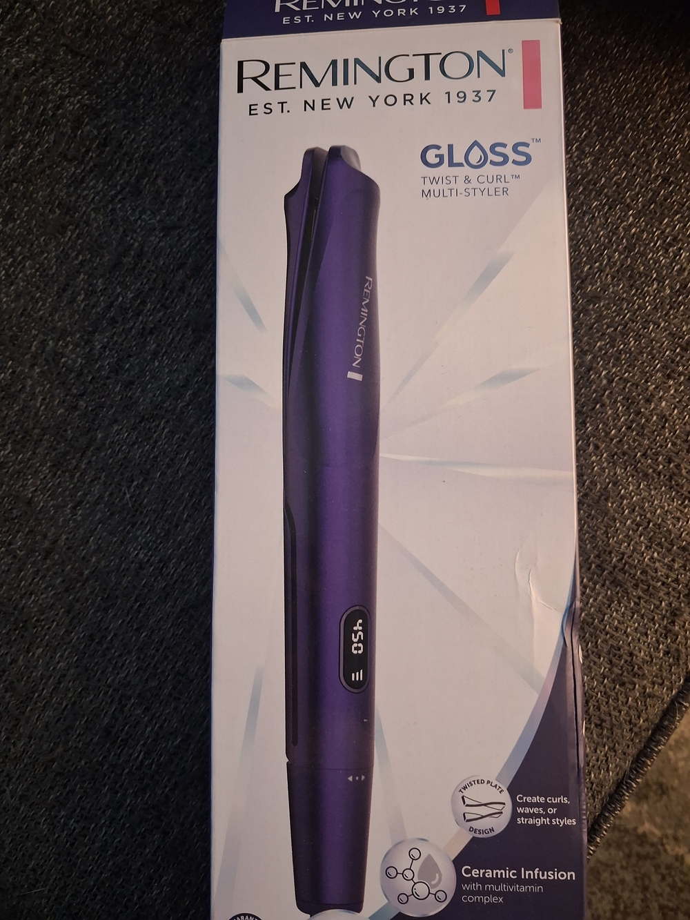 Remington Gloss Twist & Curl Multi-Styler - Purple
